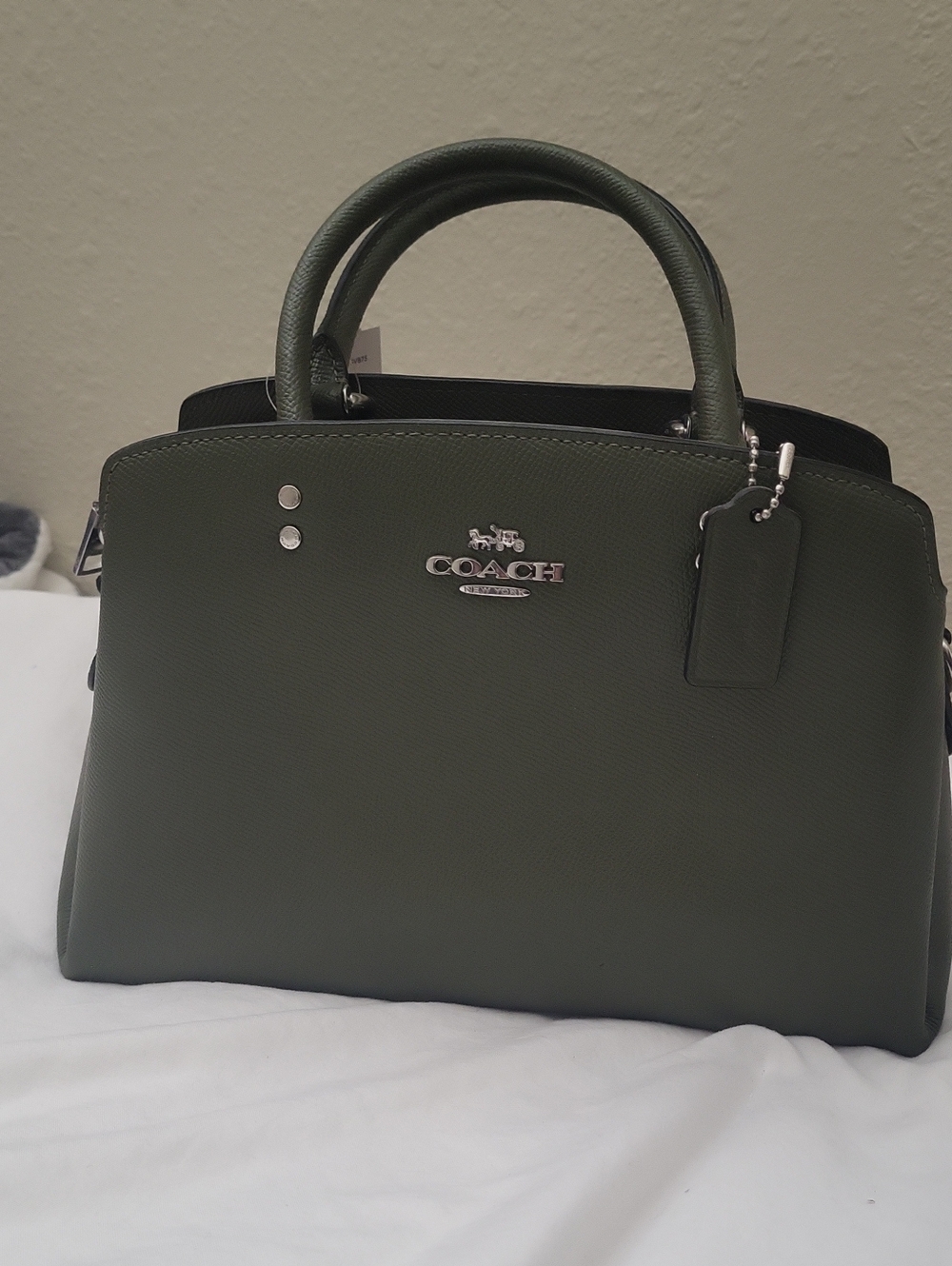 Coach Olive Color Purse - Picture 2 of 7